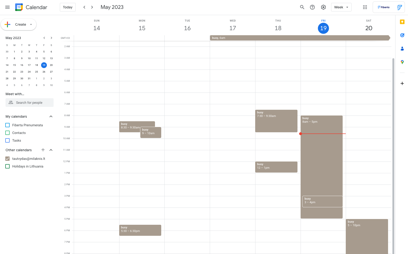 Google Calendar Kalendoriaus dalijimasis rodymas