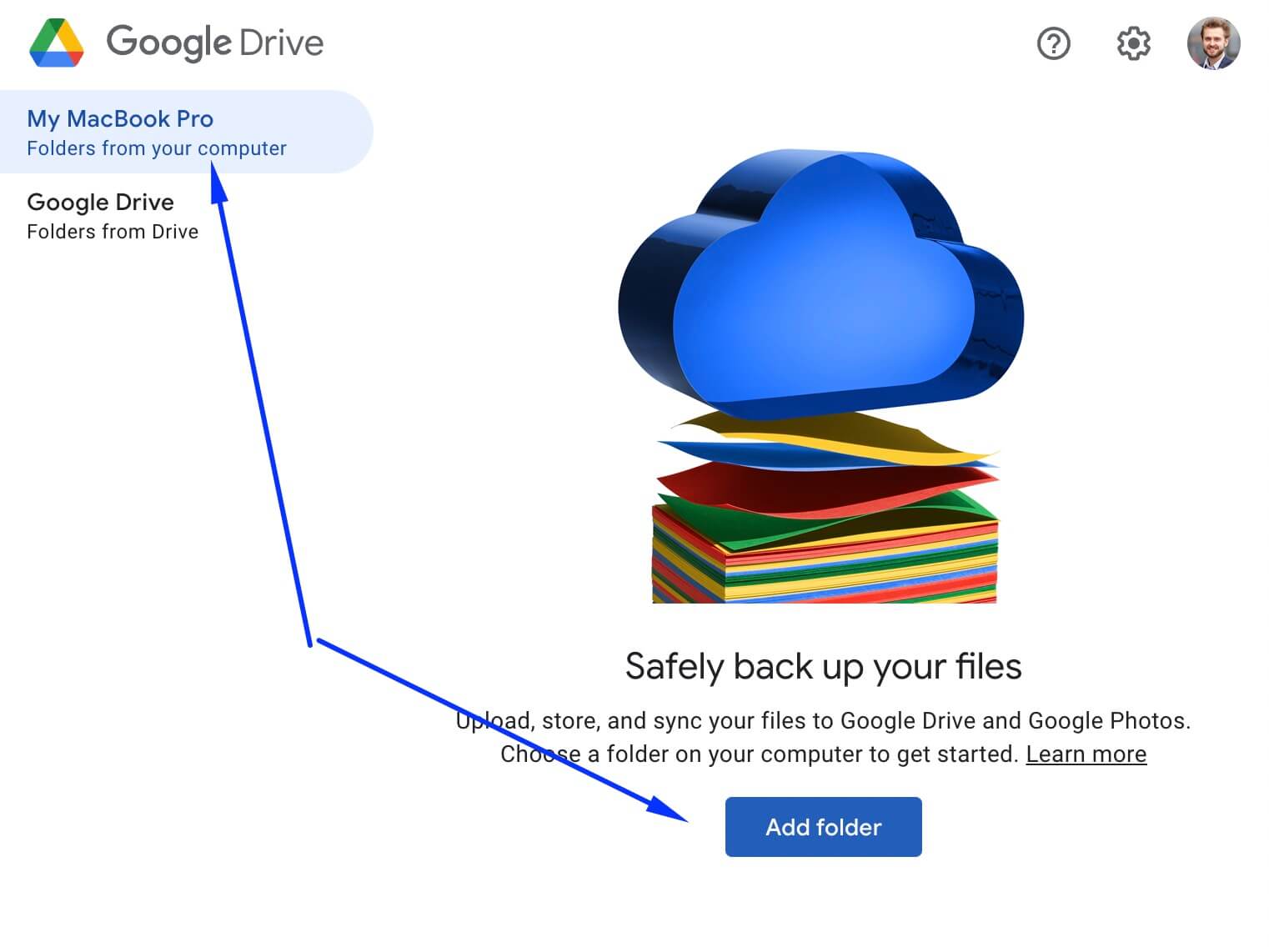 Google Drive diskas ir failai