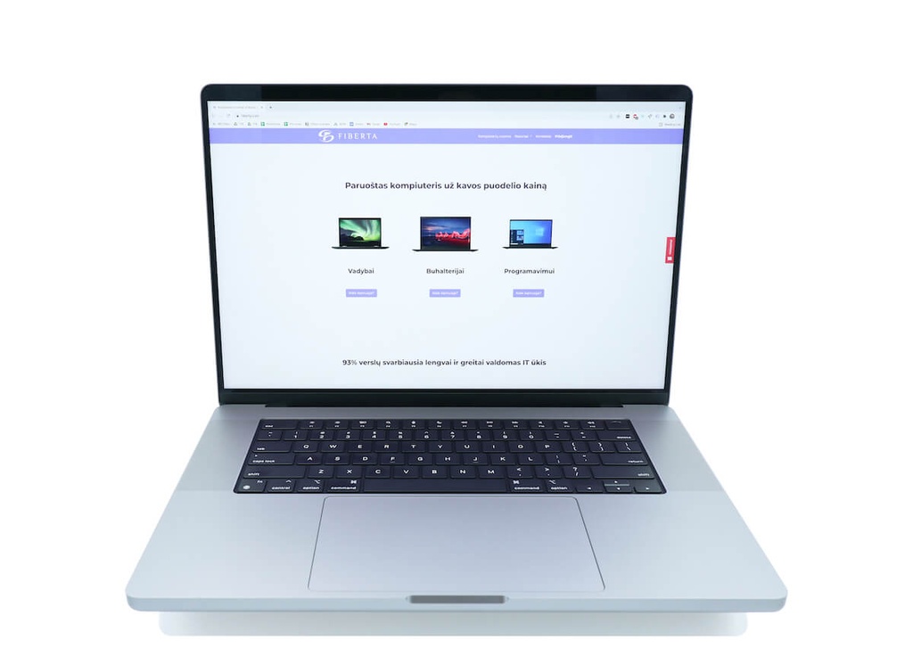 MacBook Pro 16" M1 Pro 16GB 512GB nuoma (copy)
